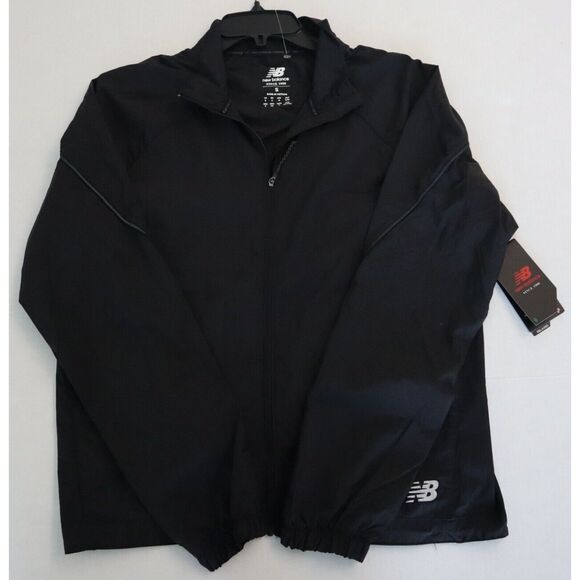 New Balance WJ21264 Women Sz S Black Impact Run Lightweight Packable Jacket - Picture 6 of 7